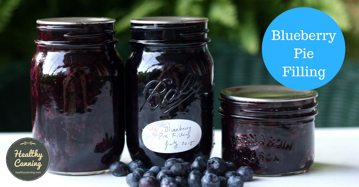Blueberry Pie Filling Healthy Canning