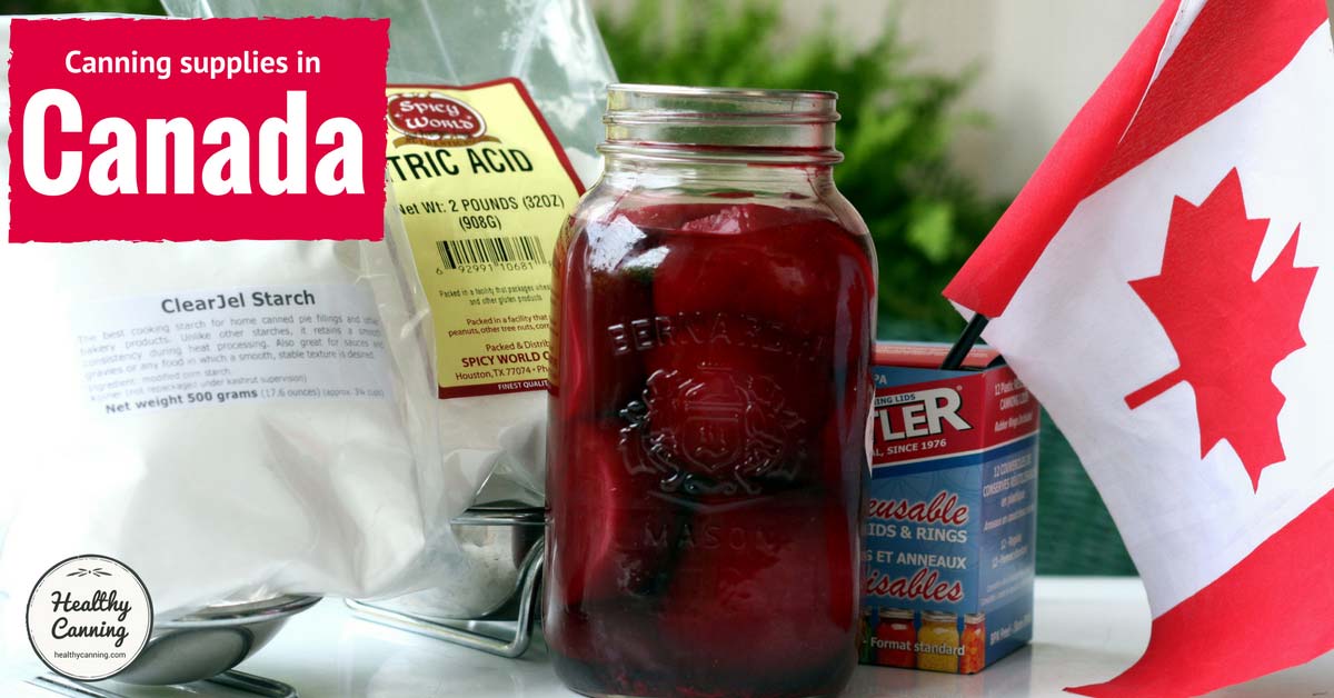 Canning supplies in Canada Healthy Canning