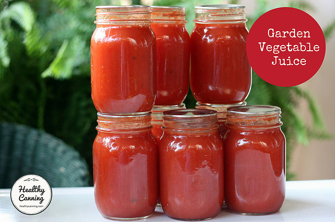 Garden Vegetable Juice - Healthy Canning