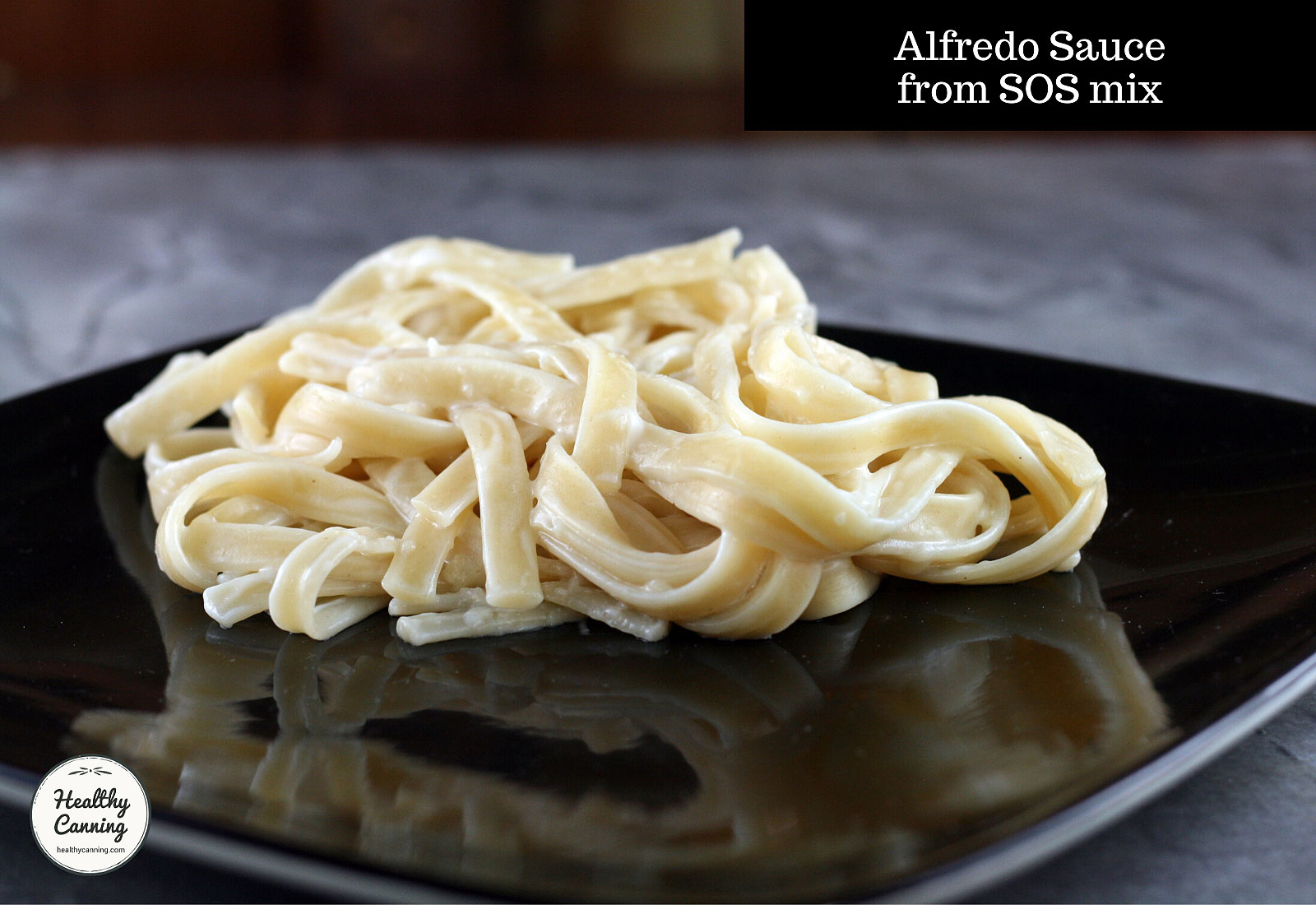 Alfredo Sauce from SOS mix