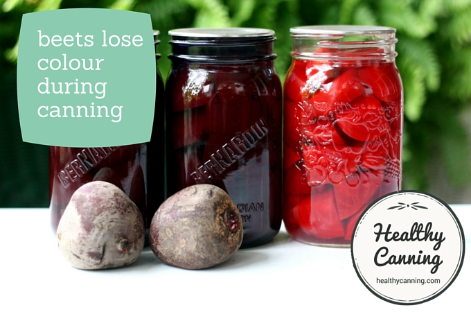 Beets losing colour during canning