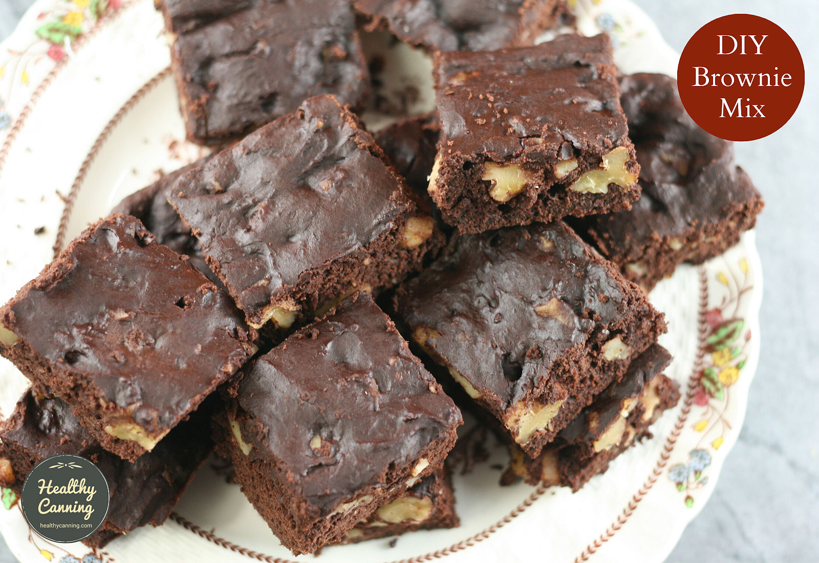 Brownie Mix DIY - Healthy Canning