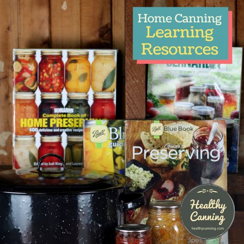 Home canning learning resources