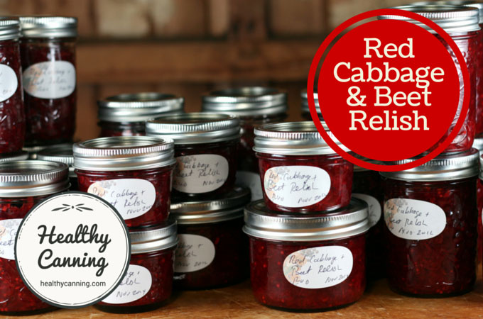 Red cabbage and beet relish 004