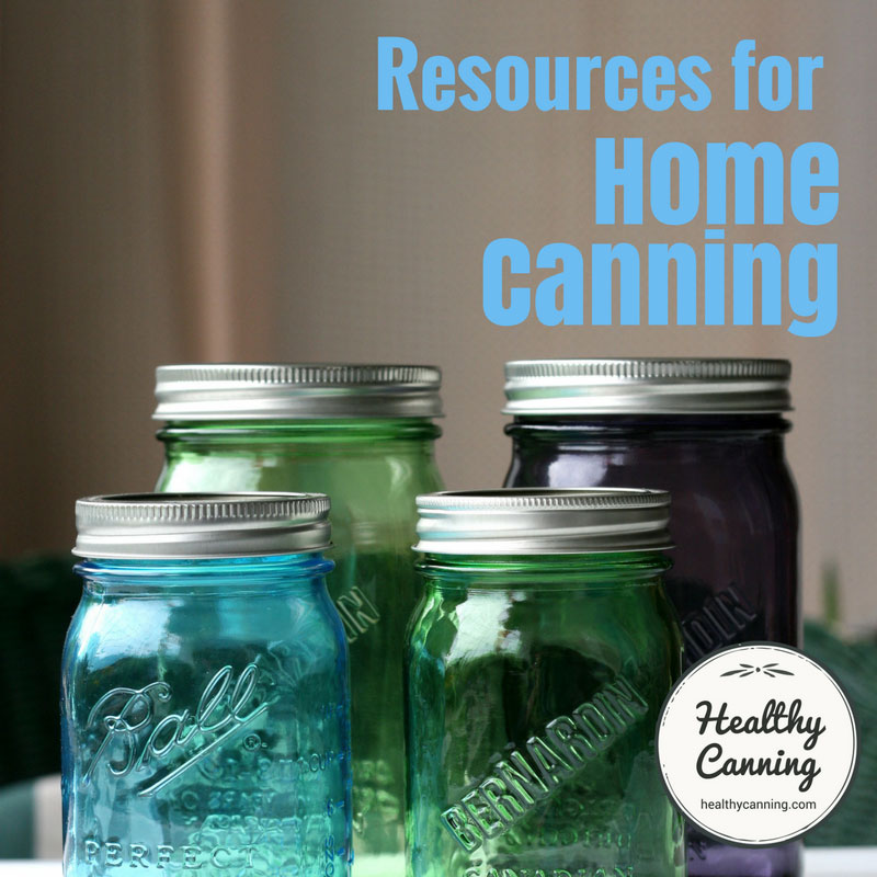 Resources for home canning