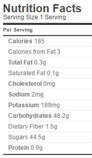 peach pie filling nutrition regular