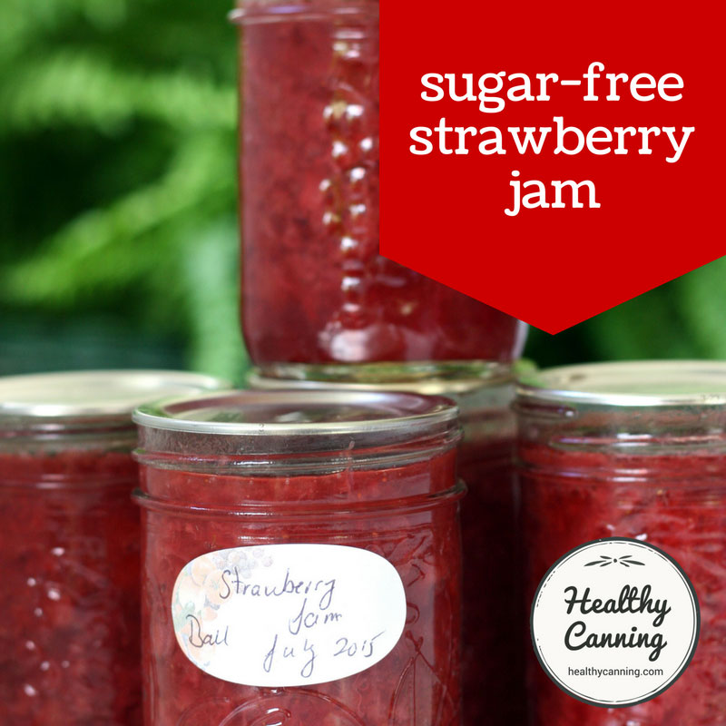 Strawberry Jam Sugar Free Ball Bernardin Healthy Canning